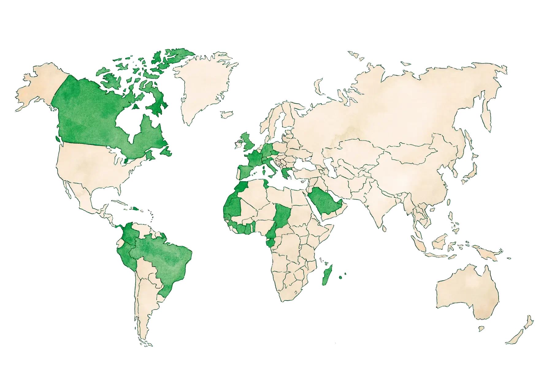 Carte du monde