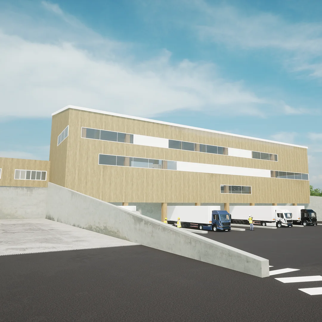 Images 3D du centre de transfert de boulogne-sur-mer