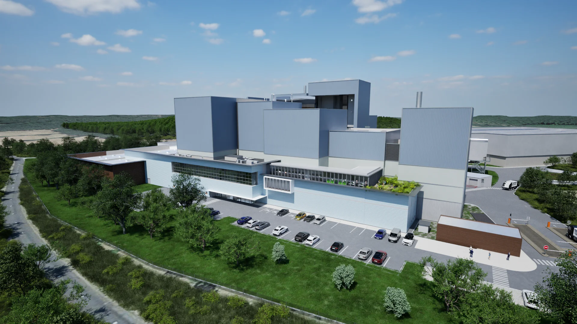 Film 3D d'une Unité de Valorisation Energétique