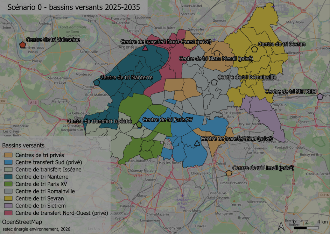 Définir le schéma directeur des centres de tri et de transfert des collectes sélectives du Syctom 