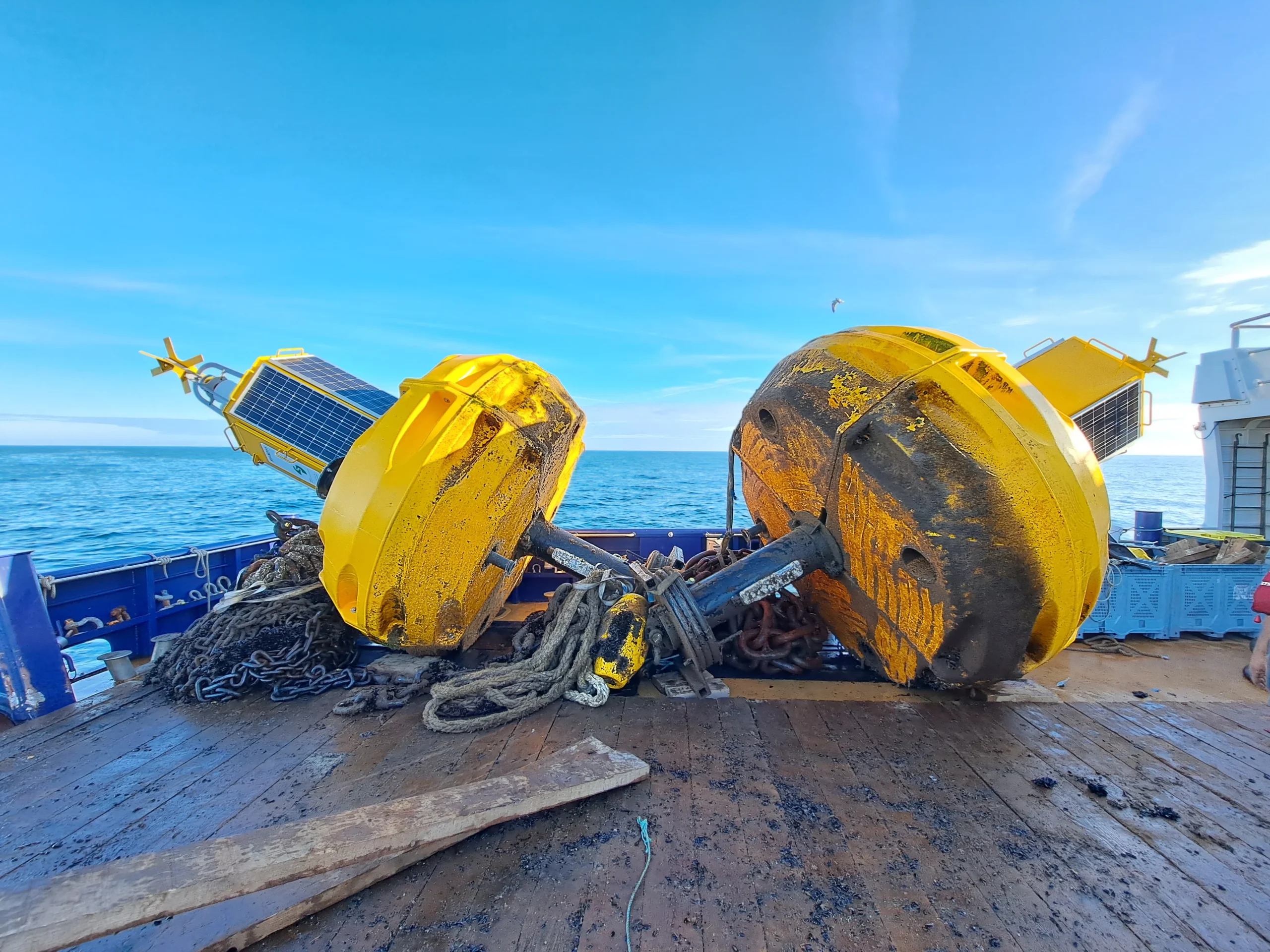 Établir l’état de référence et suivre la turbidité pendant les travaux de construction du parc éolien Yeu-Noirmoutier